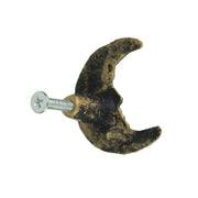 Gold - Image 10 - Set of 6 Gold Finish Cast Iron Crescent Moon Face Drawer Pulls - Decorative Cabinet Knobs for Celestial