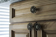 Set of 6 Antique Finish Golden Sun Cast Iron Drawer Pulls Decorative Cabinet Knob Home Decor Image 8