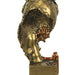 Enchanting Resin Steampunk Owl Sculpture: Intricate Clockwork Design, Hand-Painted Bronze Finish, Perfect Home Decor Accent