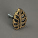 Gold - Image 5 - Set of 6 Gold Finish Cast Iron Monstera Leaf Drawer Pulls: Decorative Cabinet Knobs  - Tropical Elegance For