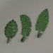 Green - Image 4 - Set of 3 Cast Iron Green Tropical Leaf Decorative Wall Decor Hooks Towel Hanger Rack