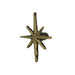 Gold - Image 3 - Set of 6 Unique Antique Gold Starburst Cast Iron Drawer Pulls & Cabinet Knobs - Add Mid Century Modern Charm