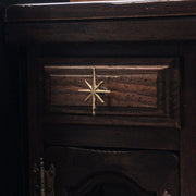 Gold - Image 4 - Set of 6 Unique Antique Gold Starburst Cast Iron Drawer Pulls & Cabinet Knobs - Add Mid Century Modern Charm