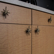 Gold - Image 7 - Set of 6 Unique Antique Gold Starburst Cast Iron Drawer Pulls & Cabinet Knobs - Add Mid Century Modern Charm