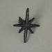 Black - Image 4 - Set of 6 Antique Black Finish Mid Century Modern Décor Starburst Cast Iron Drawer Pulls Cabinet Knobs