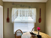 30 Inch - Image 5 - Hand-Carved Brown Wood Tiki Design Spoon & Fork Wall Sculpture Set Tropical Decor Utensil Decoration - 30