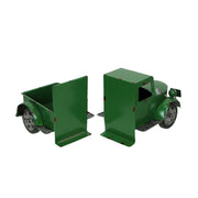 Green - Image 3 - Set of 2 Weathered Green Finish Vintage Pickup Truck Metal Bookends Rustic Decorative 6.75 Inches High -