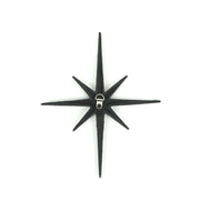 Black - Image 4 - Enchanting Set of 6 Black Cast Iron Starburst Wall Hangings - Mid Century Modern Decor with Elegant 8