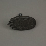 Set of 6 Cast Iron Bear Paw Drawer Pulls Set: Rustic Cabinet Knobs for Cabin, Lodge, or Home Decor - Wilderness-Inspired