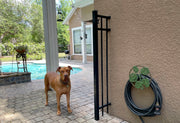 Monstera Leaf - Image 2 - Green Monstera Leaf Cast Iron Wall-Mounted Garden Hose Holder - Stylish and Functional Decorative