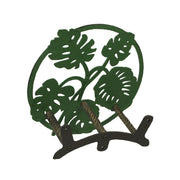Monstera Leaf - Image 3 - Green Monstera Leaf Cast Iron Wall-Mounted Garden Hose Holder - Stylish and Functional Decorative