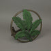 Banana Leaf - Image 4 - Exquisite Green Banana Leaf Design Cast Iron Wall Mounted Garden Hose Holder - 11.5-Inch Diameter -