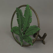 Banana Leaf - Image 5 - Exquisite Green Banana Leaf Design Cast Iron Wall Mounted Garden Hose Holder - 11.5-Inch Diameter -