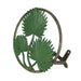 Palm Frond - Image 7 - Green Cast Iron Palm Frond Wall Mounted Garden Hose Hanger Holder - Decorative Outdoor Organizer -