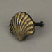 Gold - Image 7 - Set of 6 Gold Cast Iron Scallop Sea Shell Drawer Pulls Nautical Cabinet Knobs Nautical Décor