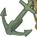 Green - Image 7 - Set of 2 Verdigris Green Finish Cast Iron Boat Anchor Decorative Bookends - Nautical Sculptures for Stylish