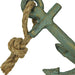 Green - Image 9 - Set of 2 Verdigris Cast Iron Ship Anchor Bookends Nautical Home Decor Sculptures