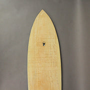 Blue - Image 3 - Striped Wooden Surfboard Wall Hanging 39 inch Beach Décor