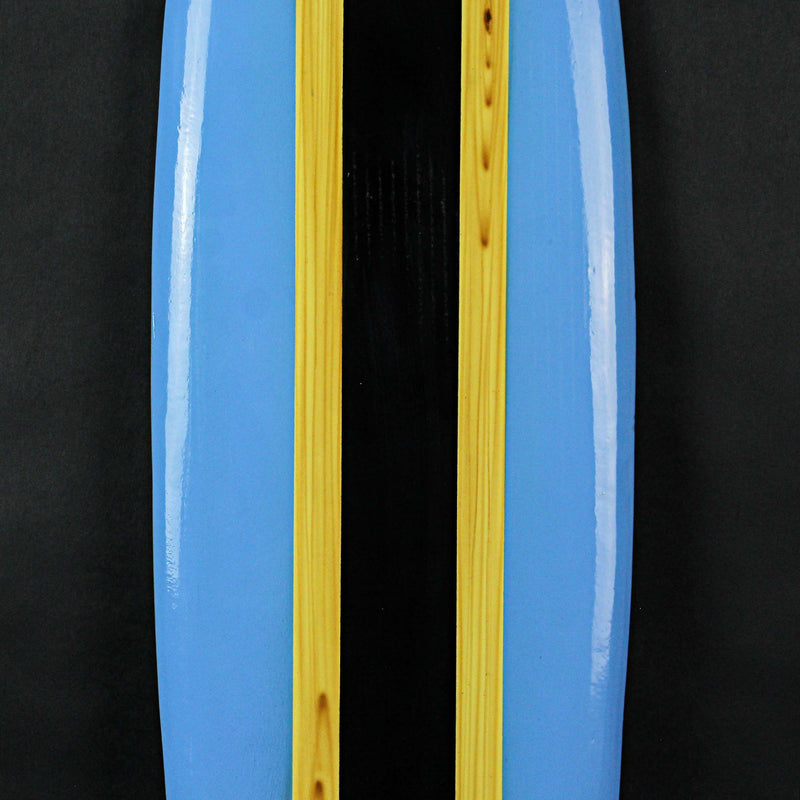 Blue - Image 5 - Striped Wooden Surfboard Wall Hanging 39 inch Beach Décor