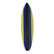 Set of 3 Handmade Striped Wooden Surfboard Wall Hangings - Coastal Wood Beach Decorations - Each 32 Inches Long - Stylish and