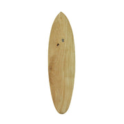 Set of 3 Handmade Striped Wooden Surfboard Wall Hangings - Coastal Wood Beach Decorations - Each 32 Inches Long - Stylish and