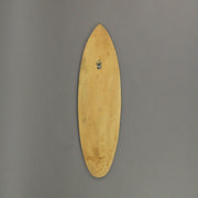 Set of 2 Handcrafted Wooden Tropical Leaf Design Decorative Surfboard Wall Hangings - Exquisite Island Decor for Your Home,
