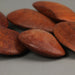 Exquisite Set of 12 Hand-Carved Brown Wood Decorative River Rock Pebbles - Natural Boho Home Decor Accents - Great For