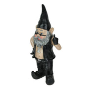 Gnoschitt The Naughty Biker Rude Gesture Garden Gnome Lawn Decor Resin Statue Indoor or Outdoor Motorcycle Rider Figurine -