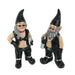 Gnoschitt and Gnofun Thirsty Biker Garden Gnome Statues 7.5 Inches High Funny Indoor Outdoor Décor Figurines Image 1