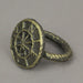 Bronze - Image 2 - Set of 6 Elegant Bronze Finish Cast Iron Nautical Compass Rose Napkin Rings - Timeless Charm for Formal