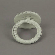 White - Image 3 - Set of 6 Elegant White Cast Iron Nautical Compass Rose Napkin Rings - Decorative Coastal Accents for Formal