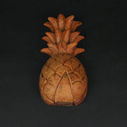 Set of 2 Pineapple Wall Sculptures, 10 Inch Hand Carved Wood Image 5