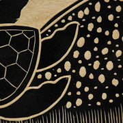 32 Inch - Image 6 - Set of 2 Hand-Carved Wooden Surfboard Sculptures- Tribal Whale and Turtle Designs - Tiki Decor Art - Wall