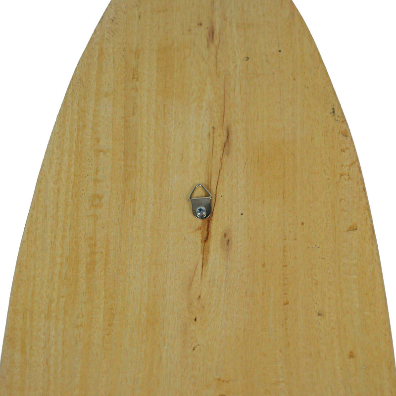 32 Inch - Image 7 - Set of 2 Hand-Carved Wooden Surfboard Sculptures- Tribal Whale and Turtle Designs - Tiki Decor Art - Wall