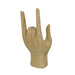 Hand-Carved Wood ASL Sign Language 'I Love You' Gesture Statue - 7.75 Inches High - Graceful Elegance - Natural Finish