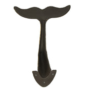 Bronze Finish Cast Iron Whale Tail Decorative Garden Hose Holder Wall Mounted Hook - Easy Install - Home Storage - Outdoor