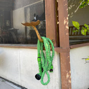 Bronze Finish Cast Iron Whale Tail Decorative Garden Hose Holder Wall Mounted Hook - Easy Install - Home Storage - Outdoor