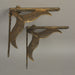 Bronze - Image 6 - Set of 2 Bronze Finish Cast Iron Whale Tail Wall Shelf Brackets/Planter Holders - Stylish 7.75-Inch
