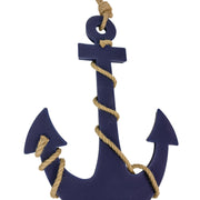 Purple - Image 3 - Ship Anchor Wall Sculpture, 24 Inch Purple Nautical Wall Hanging