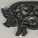 Black - Image 9 - Set of 3 Black Cast Iron Farm Animal Kitchen Décor Trivets Rooster Pig and Cow Decorative Wall Hanging Art