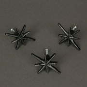 Silver - Image 11 - Set of 6 Antique Silver Cast Iron Mid-Century Modern Starburst Drawer Pulls and Cabinet Knobs, 2.75
