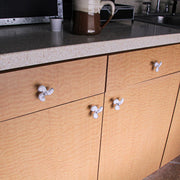 White - Image 4 - Set of 6 Antique White Cast Iron Boat Propeller Cabinet Knobs - Nautical Drawer Pulls for Rustic Coastal