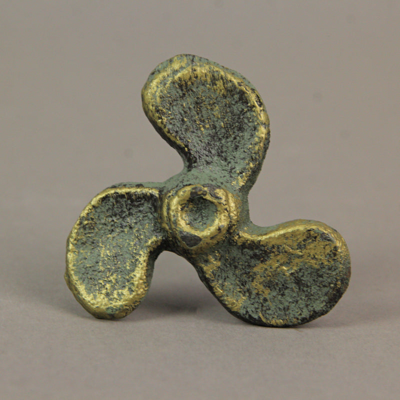 Green - Image 6 - Set of 6 Verdigris Green Cast Iron Boat Propeller Cabinet Knobs - Nautical Drawer Pulls for Rustic Coastal