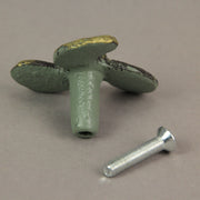 Green - Image 7 - Set of 6 Verdigris Green Cast Iron Boat Propeller Cabinet Knobs - Nautical Drawer Pulls for Rustic Coastal