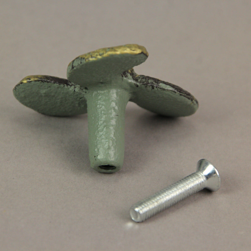 Green - Image 7 - Set of 6 Verdigris Green Cast Iron Boat Propeller Cabinet Knobs - Nautical Drawer Pulls for Rustic Coastal