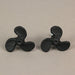 Black - Image 5 - Set of 6 Rustic Black Cast Iron Boat Propeller Drawer Pulls - Nautical Decor with Weathered Charm - 1.75
