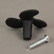 Black - Image 6 - Set of 6 Rustic Black Cast Iron Boat Propeller Drawer Pulls - Nautical Decor with Weathered Charm - 1.75