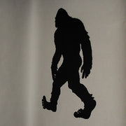 24-Inch Black Metal Cutout Bigfoot Silhouette Wall Hanging - Easy To Hang - Intriguing Yeti Sasquatch Decorative Art for a