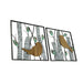 Multicolored - Image 2 - Set of 2 Rustic Wood & Metal Bird-Themed Wall Sculptures - Nature-Inspired Country Farmhouse Hanging