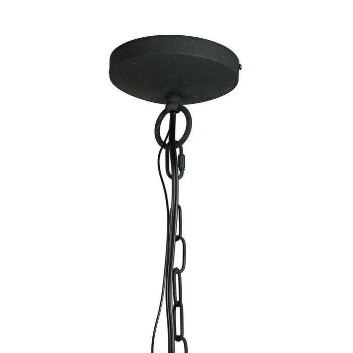 Black - Image 2 - Black Farmhouse Hardwired Pendant Light Fixture with Vintage Industrial Design, 11-Inch Diameter, Perfect